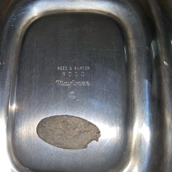 Vintage Reed & Barton 5000 1940’s Mayflower Scalloped Silver Plated Gravy Boat - Picture 14 of 14